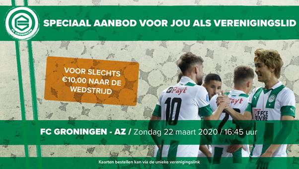 Kaartenactie FC Groningen - AZ